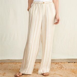 Faherty Monterey linen pants in size S